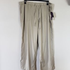 NWT Gloria Vanderbilt Linen Blend Women's Slacks Size 1X